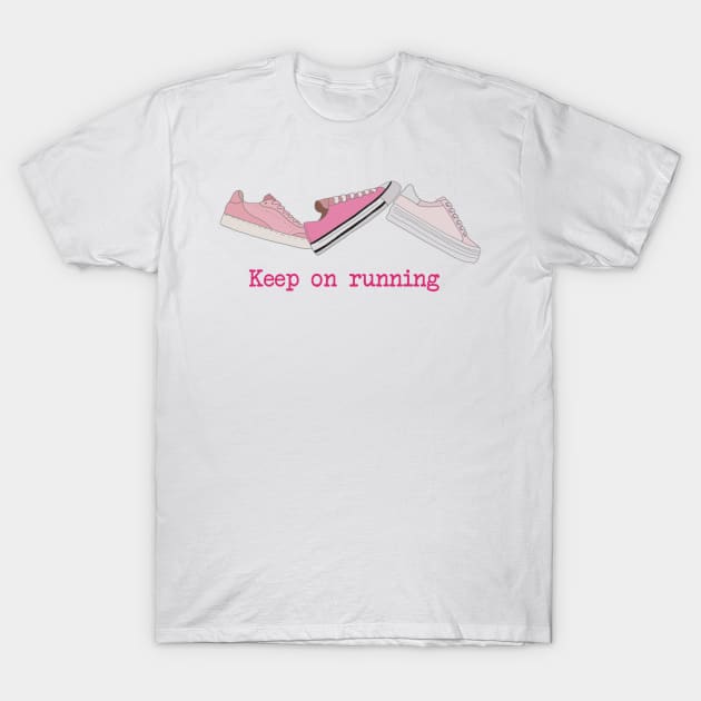 Keep on running T-Shirt by Leamini20